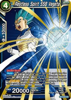 Restless Spirit SSB Vegeta #BT2-040 · Dragon Ball Super CCG