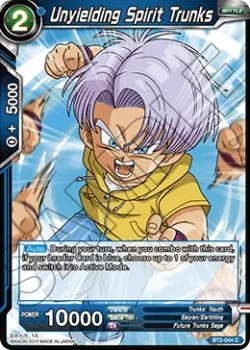 Unyielding Spirit Trunks #BT2-044 · Dragon Ball Super CCG