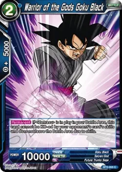 Warrior of the Gods Goku Black #BT2-055 · Dragon Ball Super CCG