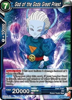 God of the Gods Great Priest #BT2-059 · Dragon Ball Super CCG