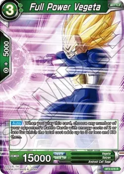 Full Power Vegeta #BT2-076 · Dragon Ball Super CCG