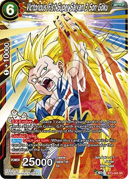 Victorious Fist Super Saiyan 3 Son Goku 「BT3-003」「EN」
