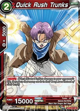 Quick Rush Trunks 「BT3-011」「EN」