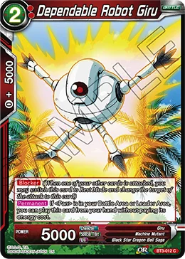 Dependable Robot Giru 「BT3-012_PR」「EN」