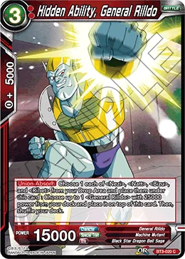 Hidden Ability, General Rilldo 「BT3-020」「EN」