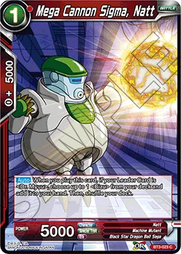 Mega Cannon Sigma, Natt 「BT3-023」「EN」