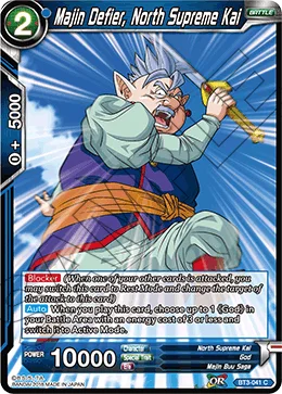 Majin Defier, North Supreme Kai 「BT3-041」「EN」