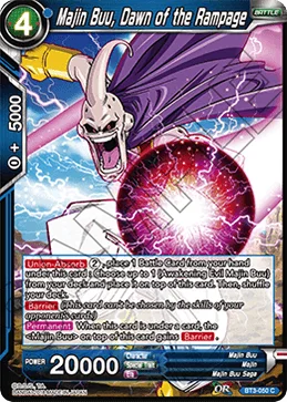 Majin Buu, Dawn of the Rampage 「BT3-050」「EN」