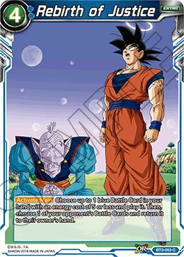 Rebirth of Justice 「BT3-053」「EN」