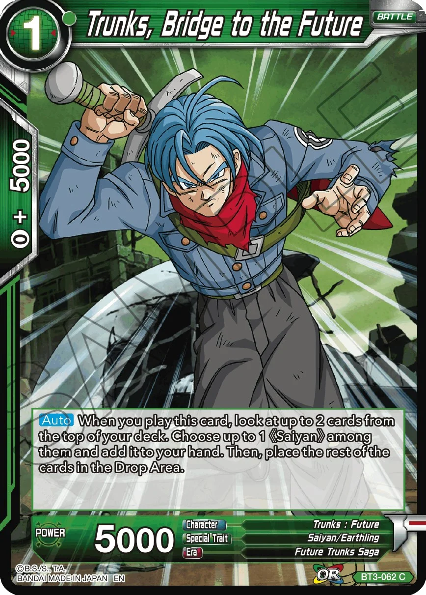 Trunks, Bridge to the Future 「BT3-062」「EN」