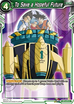 To Save a Hopeful Future 「BT3-079」「EN」
