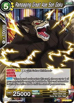 Rampaging Great Ape Son Goku 「BT3-089」「EN」