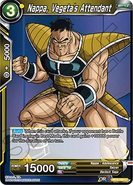 Nappa, Vegeta's Attendant 「BT3-102」「EN」