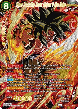Hyper Evolution Super Saiyan 4 Son Goku 「BT3-123_PR」「EN」