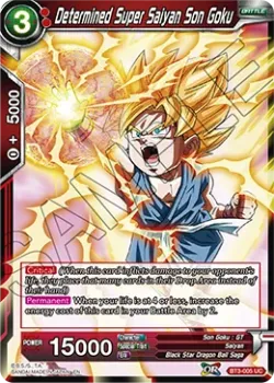 Determined Super Saiyan Son Goku #BT3-005_PR02 · Dragon Ball Super CCG