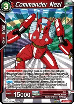 Commander Nezi #BT3-022 · Dragon Ball Super CCG
