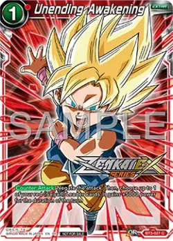 Unending Awakening #BT3-027_PR · Dragon Ball Super CCG