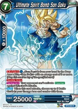 Ultimate Spirit Bomb Son Goku #BT3-034 · Dragon Ball Super CCG