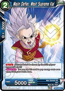 Majin Defier, West Supreme Kai #BT3-039 · Dragon Ball Super CCG