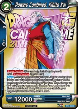 Powers Combined, Kibito Kai #BT3-043_PR · Dragon Ball Super CCG