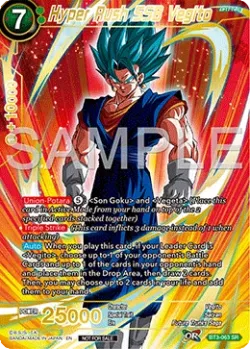 Hyper Rush SSB Vegito #BT3-063_PR02 · Dragon Ball Super CCG