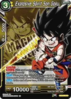Explosive Spirit Son Goku #BT3-088_PR · Dragon Ball Super CCG