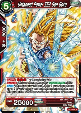 Untapped Power SS3 Son Goku 「BT4-004」「EN」