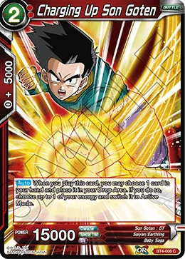 Charging Up Son Goten 「BT4-008」「EN」