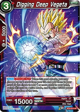 Digging Deep Vegeta 「BT4-010」「EN」