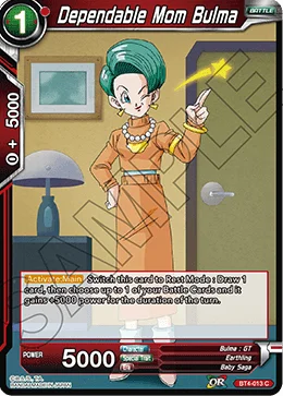 Dependable Mom Bulma 「BT4-013」「EN」