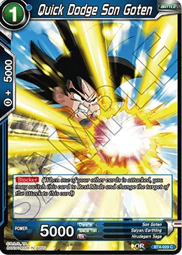 Quick Dodge Son Goten 「BT4-029」「EN」
