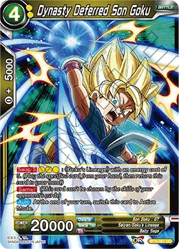 Dynasty Deferred Son Goku 「BT4-081」「EN」