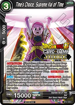 Time's Choice, Supreme Kai of Time 「BT4-103_PR」「EN」