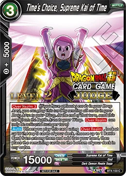 Time's Choice, Supreme Kai of Time 「BT4-103_PR02」「EN」