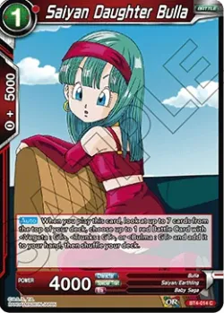 Saiyan Daughter Bulla #BT4-014 · Dragon Ball Super CCG