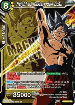 Height of Mastery Son Goku #BT4-075_PR · Dragon Ball Super CCG