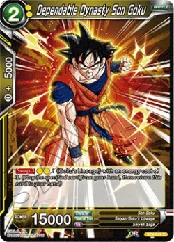 Dependable Dynasty Son Goku #BT4-078 · Dragon Ball Super CCG