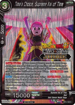 Time's Choice, Supreme Kai of Time 「BT4-103」「EN」
