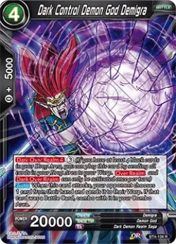 Dark Control Demon God Demigra 「BT4-106」「EN」