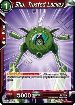 Shu, Trusted Lackey 「BT5-017」「EN」