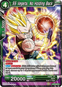 SS Vegeta, No Holding Back 「BT5-058」「EN」