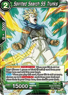 Spirited Search SS Trunks 「BT5-060」「EN」