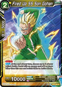 Fired Up SS Son Gohan 「BT5-082」「EN」