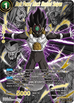 Dark Power Black Masked Saiyan 「BT5-112_PR02」「EN」