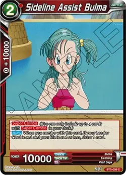 Sideline Assist Bulma #BT5-008 · Dragon Ball Super CCG