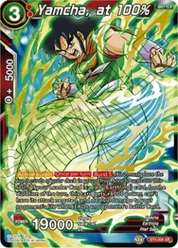 Yamcha, at 100% #BT5-009 · Dragon Ball Super CCG