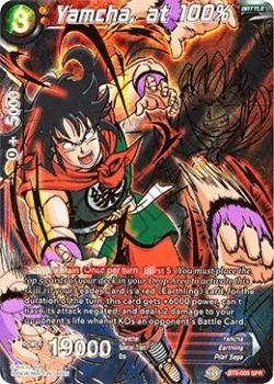 Yamcha, at 100% #BT5-009_SPR · Dragon Ball Super CCG