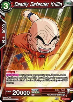 Deadly Defender Krillin #BT5-011 · Dragon Ball Super CCG