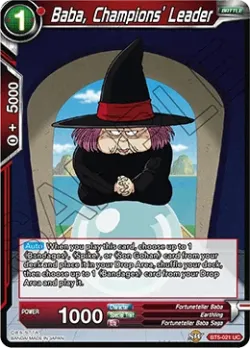 Baba, Champions' Leader #BT5-021 · Dragon Ball Super CCG