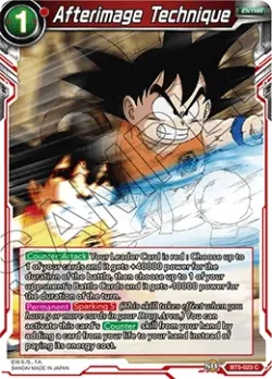 Afterimage Technique #BT5-023 · Dragon Ball Super CCG